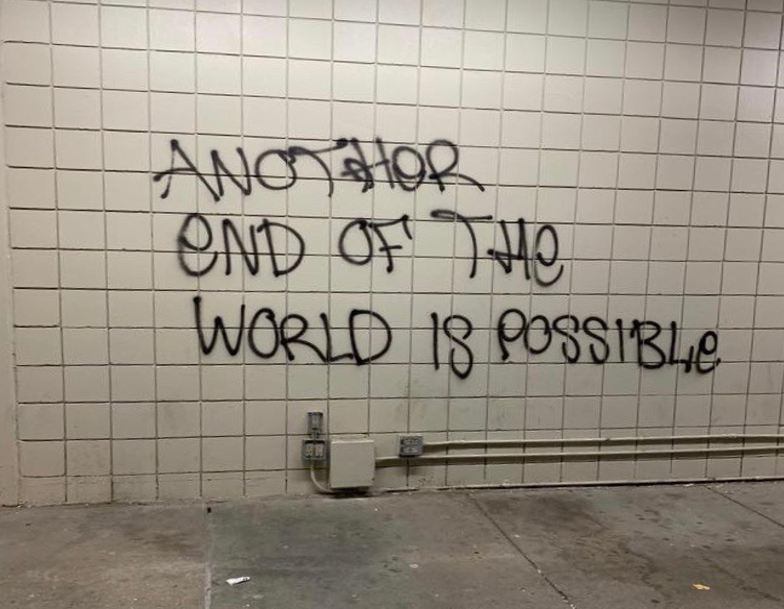 Grafit "Another end of the word is possible"