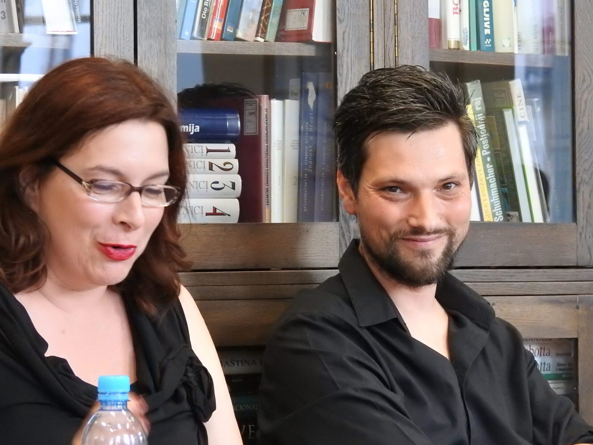 Dario Harjaček i glumica Jelena Miholjević