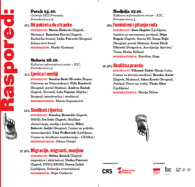 Raspored: Balkan forum