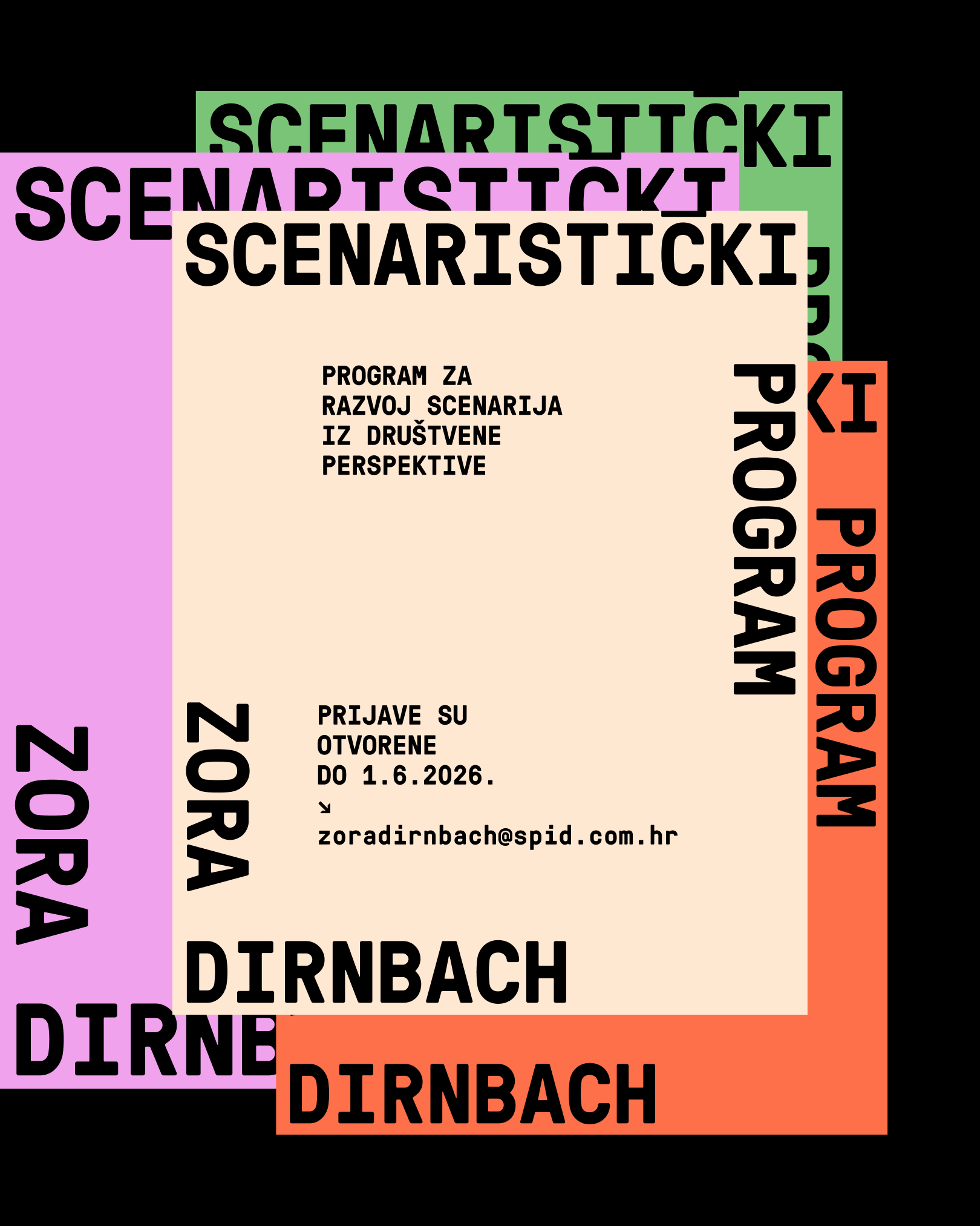 Zora Dirnbah poziv 2026 Zora Dirnbach